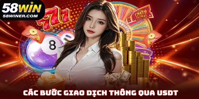 Các bước giao dịch thông qua USDT